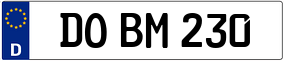 Truck License Plate